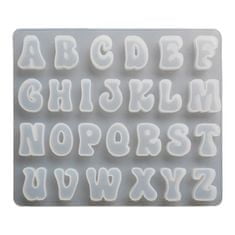 Artline Epoxy Resin Silikonski kalup - črke abecede, 18x16,5 cm