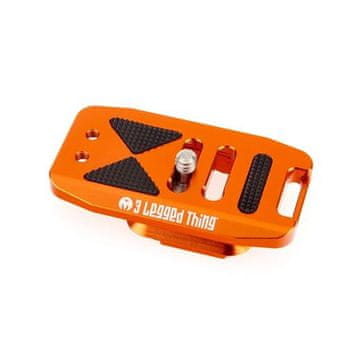 3 Legged Thing Plošča za hitro odpenjanje 70 mm za ELLIE, Peak Design, baker