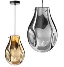 Toolight Stropna viseča steklena svetilka APP328-1CP Amber