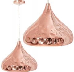 Toolight Zrcalna stropna svetilka APP270-1CP Pink Gold