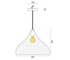 Toolight Zrcalna stropna svetilka APP272-1CP SILVER