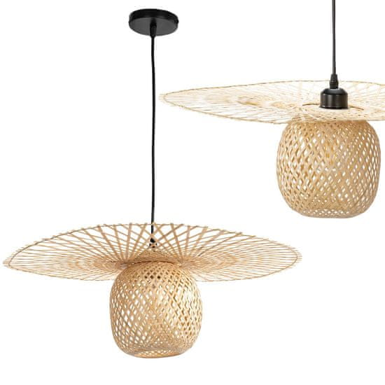 Toolight STROPNA VISEČA SVETILKA BOHO NARAVNA APP881-1CP