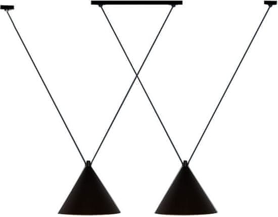 Toolight stropna svetilka v mansardnem slogu APP548-2CP Black