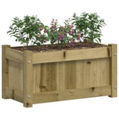 Vidaxl Vrtno cvetlično korito 60x31x31 cm impregnirana borovina