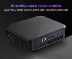 Blackview MP200 namizni mini računalnik, i5-12450H, 16GB, SSD512GB, W11P