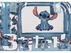 Disney DISNEY Stitch Modri komplet potovalnih kozmetičnih torbic na zadrgo, 3 kosi 