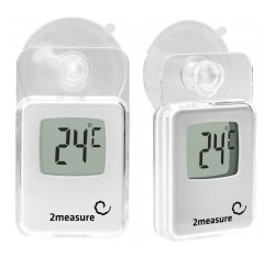 shumee Elektronski okenski termometer s priseskom znotraj/zunaj