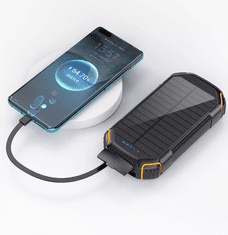 BOT Solar powerbank SP7 1 panel 20000mAh črna