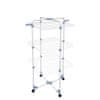 Zložljiv sušilnik za perilo s kolesi Gimi 153580 Modular 3 Silver Steel (30 m)