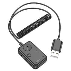 Borofone BC49 Bluetooth FM avdio adapter USB, črna