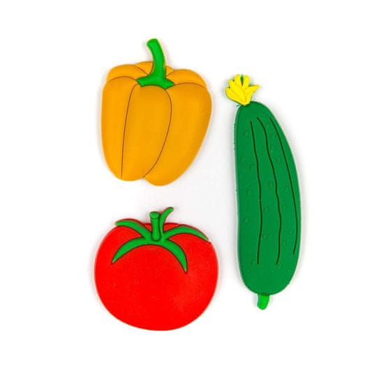 Banquet Komplet magnetov VEGETABLE, 3 kosi, mešanica dekorjev, komplet 6 kosov
