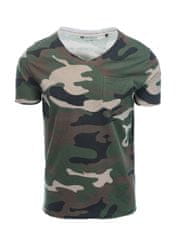 OMBRE Moški majica Bethan camo-kaki S
