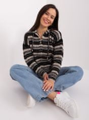 Badu Klasičen ženski pulover Hydure črno-bež Universal