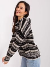 Badu Klasičen ženski pulover Hydure črno-bež Universal