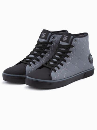 OMBRE Moške sneakers Miyelani sivo-črna
