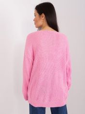 Badu Klasičen ženski pulover Magagani roza Universal