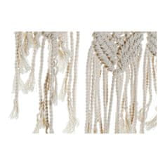 DKD Home Decor Stensko ogledalo DKD Home Decor ES-171097 75 x 2 x 75 cm Les Bela makrame Boho