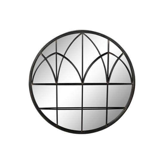 DKD Home Decor Stensko ogledalo DKD Home Decor Black Metal (76 x 4 x 76 cm)