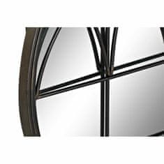 DKD Home Decor Stensko ogledalo DKD Home Decor Black Metal (76 x 4 x 76 cm)