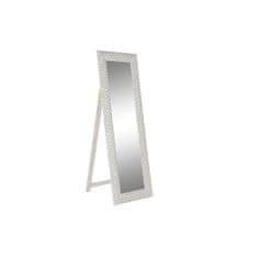 DKD Home Decor Samostoječe ogledalo DKD Home Decor Beli mangov les MDF Lesena koča (51 x 6 x 182 cm)