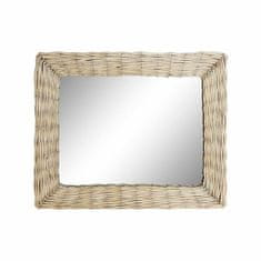 DKD Home Decor Stensko ogledalo DKD Home Decor wicker (52,5 x 4 x 63 cm)