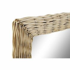 DKD Home Decor Stensko ogledalo DKD Home Decor wicker (52,5 x 4 x 63 cm)