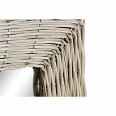 DKD Home Decor Stensko ogledalo DKD Home Decor wicker (52,5 x 4 x 63 cm)