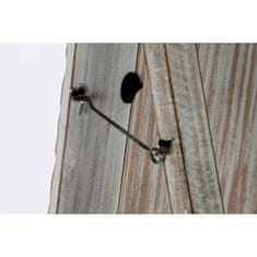 DKD Home Decor Samostoječe ogledalo DKD Home Decor Beli mangov les MDF Lesena koča (51 x 6 x 182 cm)