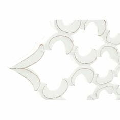 DKD Home Decor Stensko ogledalo DKD Home Decor 8424001849987 Crystal White MDF Wood Stripped (120 x 3 x 120 cm)