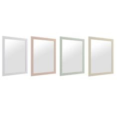 DKD Home Decor Stensko ogledalo DKD Home Decor 70 x 2 x 96 cm Crystal Beige Pink Green Light grey polistiren Urban (4 kosi)