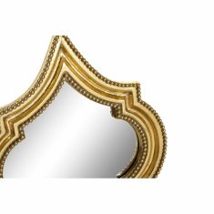 DKD Home Decor Stensko ogledalo DKD Home Decor 20 x 2,2 x 28 cm Kristalno zlata smola