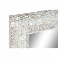 DKD Home Decor Zidno ogledalo DKD Home Decor Bela zlata kovinsko ogledalo Arab Vintage 80 x 6 x 123 cm 80 x 8 x 123 cm