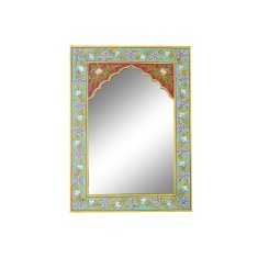 DKD Home Decor Stensko ogledalo DKD Home Decor 8424001853274 41 x 2 x 56 cm Floral Wood Multicolor MDF Wood