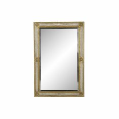 DKD Home Decor Stensko ogledalo DKD Home Decor Metal Light Copper (61 x 2 x 91 cm)
