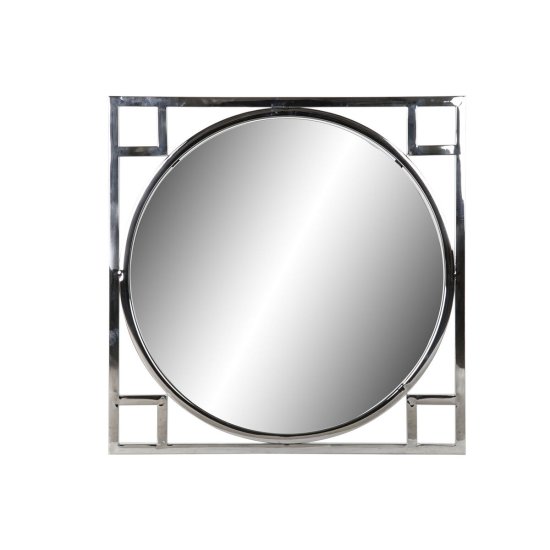 DKD Home Decor Stensko ogledalo DKD Home Decor Silver Crystal Steel (70 x 2 x 70 cm)