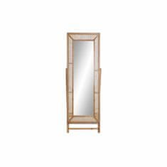 DKD Home Decor Stensko ogledalo DKD Home Decor 54 x 4,5 x 150 cm Naravno rjavo protja Bali