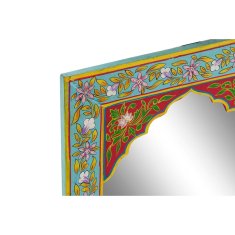 DKD Home Decor Stensko ogledalo DKD Home Decor 8424001853274 41 x 2 x 56 cm Floral Wood Multicolor MDF Wood