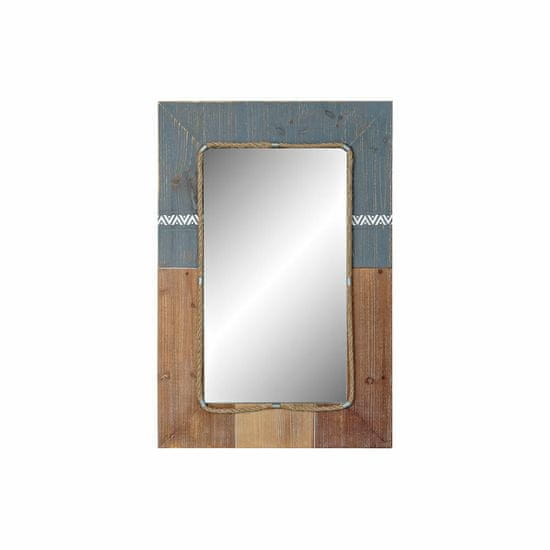 DKD Home Decor Stensko ogledalo DKD Home Decor Blue White Fir (60 x 3,5 x 89,5 cm)
