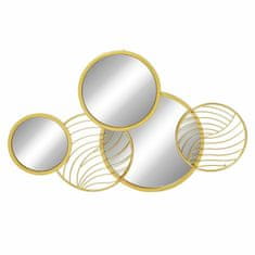 DKD Home Decor Stensko ogledalo DKD Home Decor Zlato kovinsko ogledalo (87 x 3 x 54 cm)