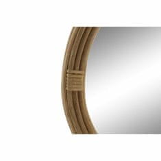 DKD Home Decor Stensko ogledalo DKD Home Decor 41 x 2 x 83 cm Crystal Natural Brown Tropical