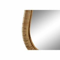 DKD Home Decor Stensko ogledalo DKD Home Decor Brown Crystal Rattan Natural Tropical 39 x 2 x 68 cm