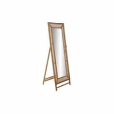 DKD Home Decor Stensko ogledalo DKD Home Decor 54 x 4,5 x 150 cm Naravno rjavo protja Bali