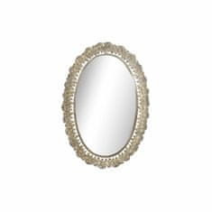 DKD Home Decor Stensko ogledalo DKD Home Decor Zrcalo Champagne Metal List rastline (69 x 3,5 x 98,5 cm)