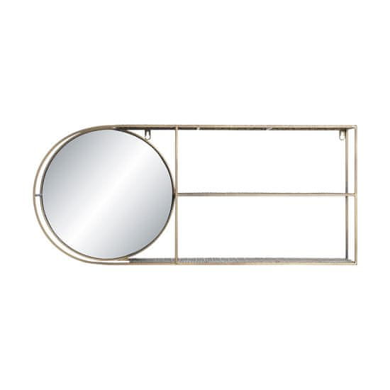 DKD Home Decor Stensko ogledalo DKD Home Decor Zlato kovinsko ogledalo Moderno (80 x 13 x 35 cm)