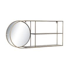 DKD Home Decor Stensko ogledalo DKD Home Decor Zlato kovinsko ogledalo Moderno (80 x 13 x 35 cm)