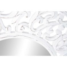 DKD Home Decor Stensko ogledalo DKD Home Decor Crystal White Mandala MDF Wood Stripped (90 x 2,5 x 90 cm)
