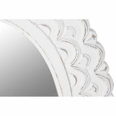 DKD Home Decor Stensko ogledalo DKD Home Decor 58 x 2,5 x 86 cm Crystal White Indian Man MDF Wood Stripped
