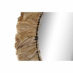 DKD Home Decor Stensko ogledalo DKD Home Decor Crystal Natural Juta (52 x 3 x 52 cm)