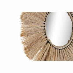 DKD Home Decor Stensko ogledalo DKD Home Decor Crystal Natural Juta (45 x 3 x 45 cm)