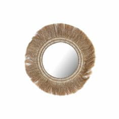 DKD Home Decor Stensko ogledalo DKD Home Decor Crystal Natural Juta (60 x 2 x 60 cm)